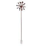Solar Wind Spinners Multi Color LED Lights Garden Wind Catcher Windmill for Courtyard V1294-YM0715-3111210460711