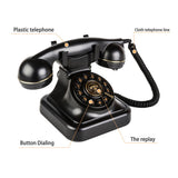 European Retro Desktop Phone Classic look meets modern utility, free from digital distractions, V1232-FGGHJ001