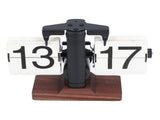 Retro Flip Down Clock Stylish Minimalism Style Small Balance 24H Automatic Page Turning Clock V1294-YM0901-3115240060112