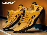Men'S Aqua Shoes Non-Slip Water Shoes Breathable Fly Knit Wide Toe Box Shoes - Green - Size V1106-M-APP-66132-KHAK-2XLAU2XLEU5626