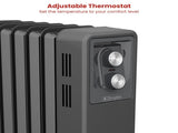 Dimplex Oil Free 1.5kW Column Heater w/ Thermostat in Black ECR15