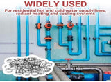 200 Pcs 1/2 Inch Clamps,Stainless Steel Crimp Rings Single Ear Hose Clamps for Tubing Pipe Fitting V1366-AZ2-W-14343