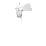 360 Degree Rotation Swivel Weathervane Stainless Steel Windmill Weather Vane for Outdoor Yard V1294-YM0706-3111230248411