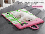 Green Foldable Pet Cooling Mat - Double-Sided Summer Dog Bed Pad, Portable Cat Sleeping Mat V888-ELOSUNG54950-4