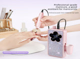 Electric Nail Drill Kit with Diamond Decor Design, Multiple Drill Bits and Polishing Accessories for V888-ELOSUNG57280