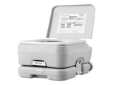 Portable Toilet for Camping with Carry Bag, RV Toilet with 3.2 Gal Waste Tank, Push-Button V952-DCX32GAL32GALYTV0V0