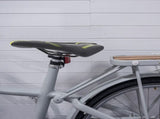 Bike Saddle Cushion for Mountain and Folding Bikes, PU Yellow V1366-AZ2-W-19642