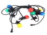 G50 Bulb String Light 5M 10LED Colorful Hanging RGB Globe Lights for Outdoor Courtyard Garden V1294-YM0901-3119210131312