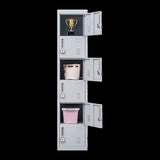 6-Door Locker for Office Gym Shed School Home Storage V63-832711