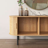 Ripple Sideboard with Sliding Doors — Earthy Elegance Redefined V264-TAB-726C-NTR-NA-1