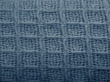 Cotton Waffle Blanket Dusk Blue Single V442-ATX-BLANKET-WAFFLE-DUSKBLUE-SB
