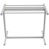 Pool Towel Rack, 5 Bar, White, Freestanding Outdoor PVC T-Shape Poolside Storage Organizer, Include V952-MJJBSGZXGBDD5JAP7V0