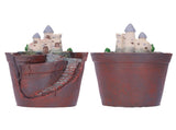 Succulent Plants Flowerpot Resin Mini House Flower Planter Container Home Decor V1294-YM0901-3111200296311