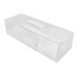 Rectangular Cake Tray Marble Grain Acrylic Multifunctional Dessert Serving Tray with Lid V1294-YM0901-3118240205911