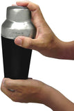 700ml Vin Bouquet Cocktail Shaker Shaker with Strainer in Silver/Black V563-13645