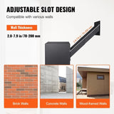 Through The Wall Drop Box, Heavy Duty Steel Through the Wall Mailbox with 2.8-7.9" 13" Combination V952-CQXBX13717IN9YIN4V0