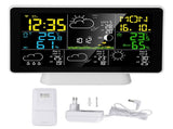 Smart Weather Clock 7.5inch Color Display Temperature Humidity Alarm Clock Wireless Weather Forecast V1294-YM0901-3111240139611