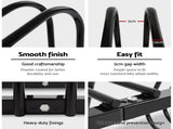 Weisshorn 4 Bike Stand Rack Bicycle Storage Floor Parking Holder Cycling Black BIKE-4-BK