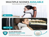 Ergonomic Car Pillow Memory Foam Headrest Cushion Adjustable Strap Breathable V888-ELOSUNG54414