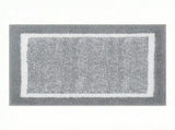 Color&Geometry Bath Mats for Bathroom Non Slip, 16"x24" Small Gray Bathroom Rugs, Absorbent, Soft, V1366-AZ2-W-09182