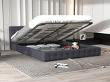 Milano Decor Eden Gas Lift Bed - Dark Grey - Double ABM-10001886