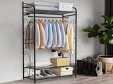 Extra Large Metal Clothes Rail Storage Dress Hanging Garment Rack Portable Stand V767-ZJJ323-G2