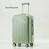 Smart Carry-On Luggage with Cup Holder & USB Charging Port - Avocado green Color Spinner Suitcase V888-ELOSUNG10779