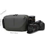 Gray Black Travel Crossbody Bag Camera Bag Photography Bag Travel Accessories High-Quality V1347-127-BLA-49017