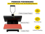 Heat Press 15X15 Inch Heat Press Industrial Quality Power T Shirt Heat Press Sublimation V952-DBTHJ15X15RZYTHJ1V3