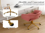 Velvet Home Office Chair- Rose V226-SW8848BR