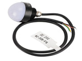 24V LED Industrial Warning Light Round Water Proof 3 Colors Industrial Signal Light for CNC Machine V1294-YM0901-3119240093111