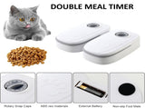 CARLA HOME 2 Meal Automatic Pet Feeder with Timer for Cat & Dog Wet & Dry Food LSB-36309