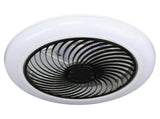 Ceiling Fan Light 6 Gear Wind Stepless Dimmable Quiet Modern Flush Mount Ceiling Fan with Light and V1294-YM0901-3113240112411