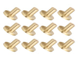 12 Pack Gold Cabinet Knobs Zinc Alloy Drawer Knobs Cabinet Knob Handles Hardware with Screws V1294-YM0901-3116240016411