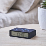 Lexon Flip Mini Reversible Alarm Clock - Black V398-LD-LR158N0