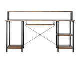 Levede Office Gaming Computer Desk Brown DH1054-BR