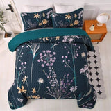 Abstract Quilted coverlet and pillowcovers set Unique and Artistic - Queen size V745-MAC080728Q13U