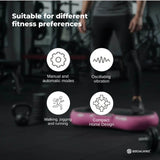 Social Hike Vibration Plate Exercise Platform - Vibrating Workout Machine Pink V238-SUPDZ-48198953222