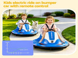 Rigo Ride on Cars Kids Bumper 12V Ride on Toy Toddler Remote Control Blue RCAR-BUMPER-S-BU