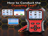KW371 6V/12V/24V Battery Tester 4/5Pin Relay Tester 2 in 1 battery tester automotive with cranking V1107-806-52518