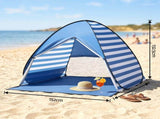 Weisshorn Pop Up Beach Tent UPF50 Sun Shade 2-3 Person Lightweight TENT-C-BEA-ZIP