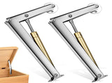 2PCS 100N Box Hinges Soft Close, Lid Support Hinge Soft Close Box Hinges, Soft Close Hinges for V1189-LWWAL-20260401-05982