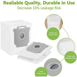 10 Pack Vacuum Bags Compatible with Roomba Bags i & s & j Series, Replacement for Roomba i1 V1366-AZ2-W-12278