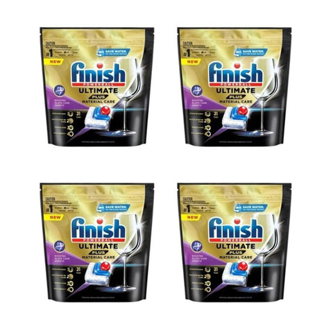 Finish Ultimate Plus 124 Dishwasher Tablets FINISH-3292118X4
