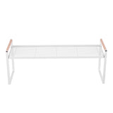 Storage Shelf Organizer Kitchen Cabinet and Counter Shelf Organizer Wooden Handle Multifunctional V1294-YM0901-H38711L
