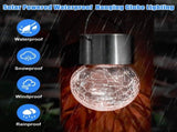 12Pack Hanging Solar Lights - Solar Powered Glass Ball Lights Waterproof Tree Hanging V1192-AZ-W-11736