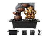 Spector Desktop Fountain LED Tabletop Zen Mini Water Fountain Office Living Room EL1004-LED-AU
