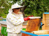 41 Pcs Halloween Beekeeper Costume Set Include 1 Beekeeper Set 20 Felt Bee 20 Round Tape for V1258-DP02-C-2225