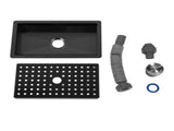 Kitchen Sink with Water Drainage Tray Stainless Steel Small Bar Sink Workstation Basin for V1294-YM0901-3118240184212