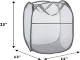 Pop Up Hampers 3 Pack with Extra Large Laundry Bags 6 Pack, Varied Colors Travel Laundry Bags V1258-DP02-C-1393